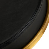 COSMETIC STOOL H4 GOLDEN BLACK - BVShop