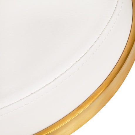 COSMETIC STOOL H4 WHITE GOLD - BVShop
