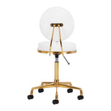 COSMETIC STOOL H5 WHITE GOLD - BVShop