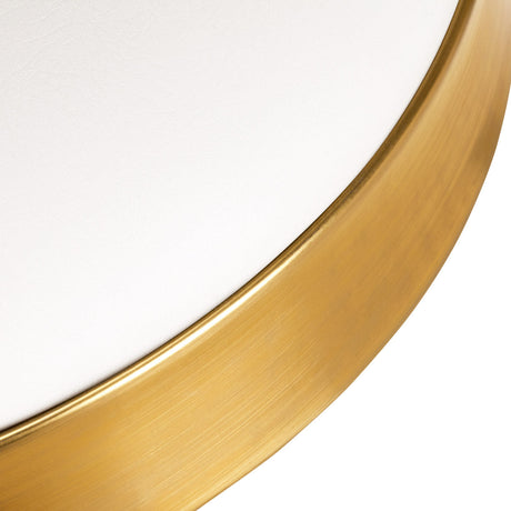 COSMETIC STOOL H7 GOLDEN WHITE - BVShop