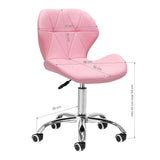Cosmetic stool QS-06 pink - BVShop