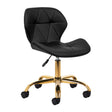 Cosmetic stool QS-06G black - BVShop