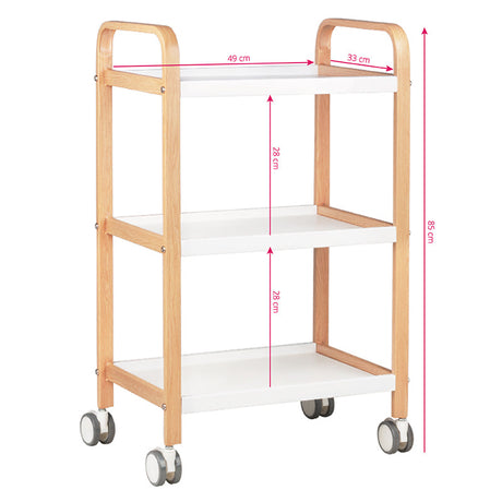 Cosmetic table hs09 wood - white - BVShop