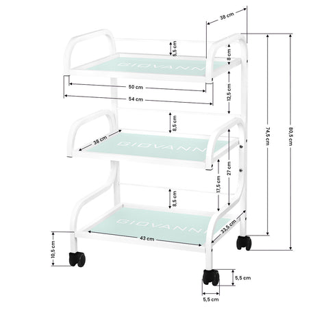 Cosmetic table type 1014 giovanni - BVShop
