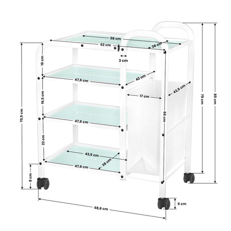 Cosmetic table type 1031 giovanni - BVShop