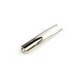 LED cosmetic tweezer silver stainless steel precision beauty tool
