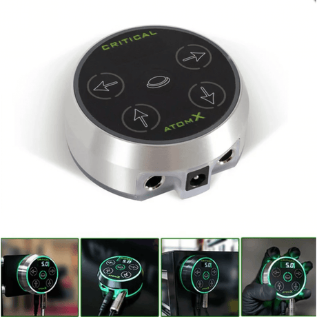 Critical Tattoo Power Supply Atom X Silver - BVShop