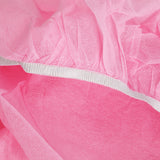 Disposable chair cover with elastic band, 10 pcs. pink - BVShop