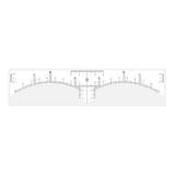 Disposable Eyebrow Ruler Sticker 50pcs - BVShop