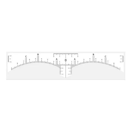 Disposable Eyebrow Ruler Sticker 50pcs - BVShop