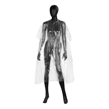 Disposable hairdresser/barber cape 120x150 cm 100 pieces - BVShop