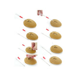 Sterile disposable piercing needles from BVShop arranged in a row for professional body piercing procedures.