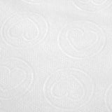 Disposable treatment scarves 20 pcs. 70×40 cm white hearts - BVShop