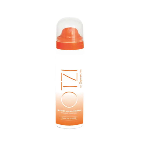 Easy Tattoo Easypiercing Otzi Hygienic Solution bottle, used for cleaning and sterilizing piercings during piercing procedures.