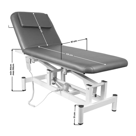 Electric bed massage 079 1 intens. Gray - BVShop