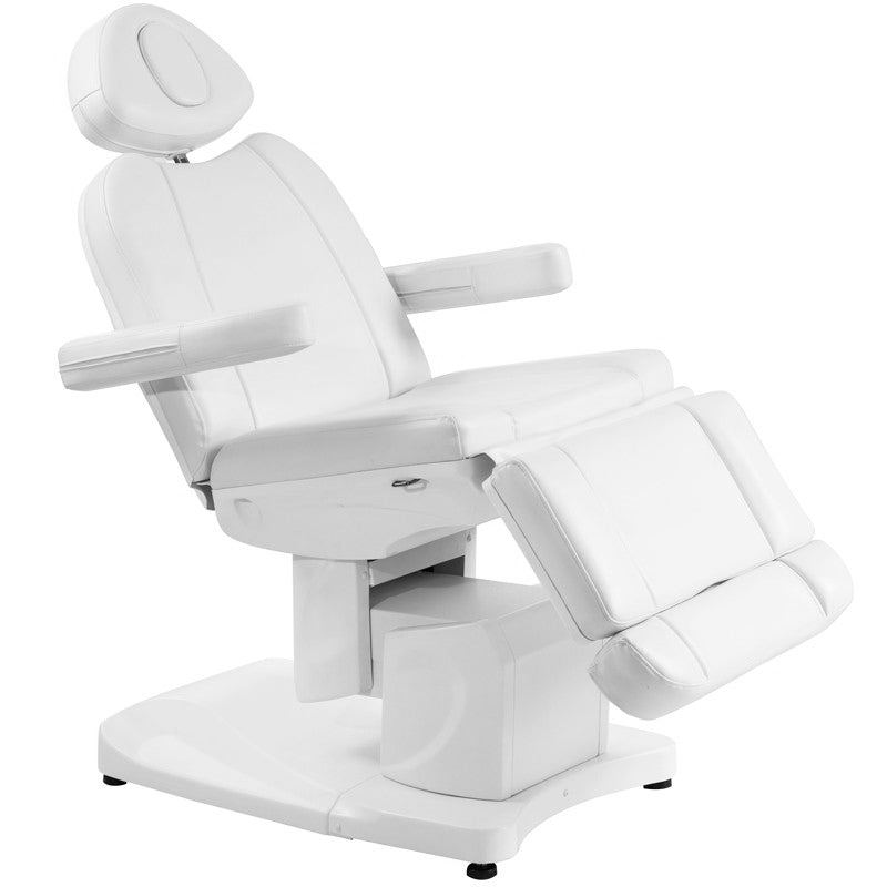 Electric cosmetic chair azzurro 708a 4 strong. white heated - BVShop