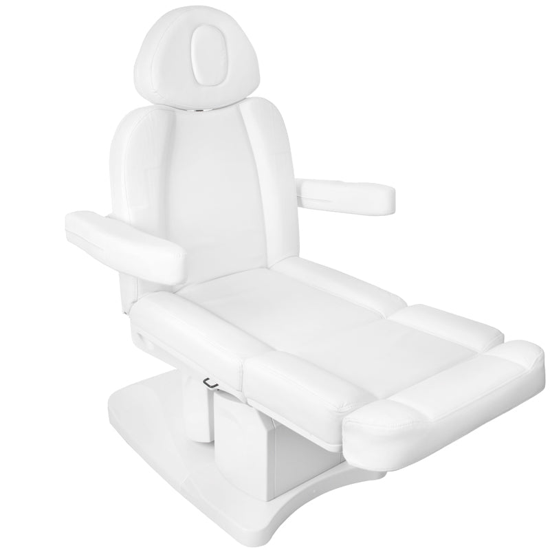 Electric cosmetic chair azzurro 708a 4 strong. white heated - BVShop