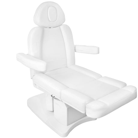 Electric cosmetic chair azzurro 708a 4 strong. white heated - BVShop