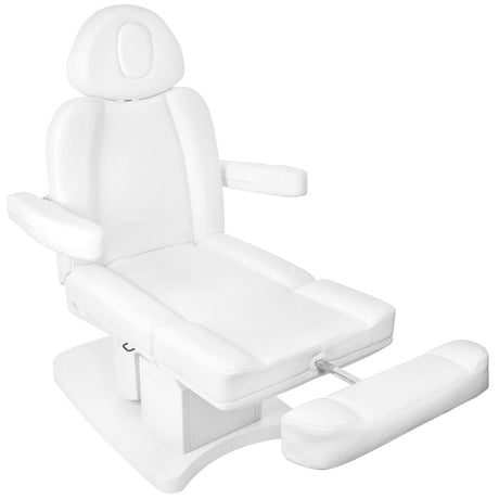 Electric cosmetic chair azzurro 708a 4 strong. white heated - BVShop