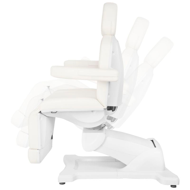 Electric cosmetic chair azzurro 869a rotary 4 engine white - BVShop