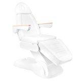 Electric cosmetic chair lux 273b + stool 304 white - BVShop