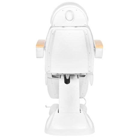 Electric cosmetic chair lux white / beech 3m - BVShop