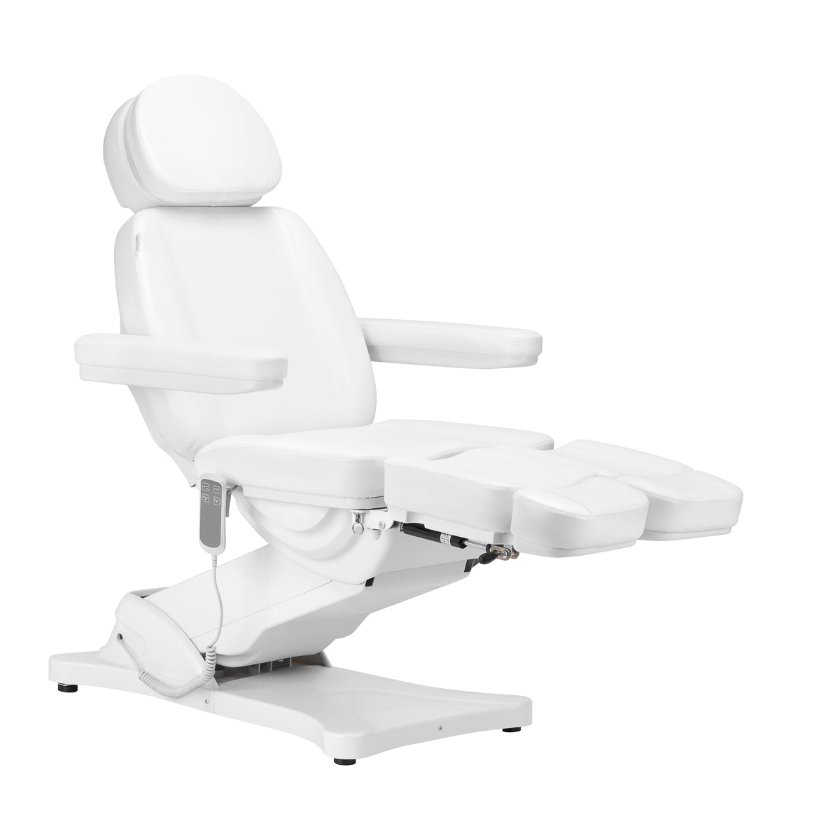 Electric cosmetic chair SILLON CLASSIC 2 motors pedi white - BVShop