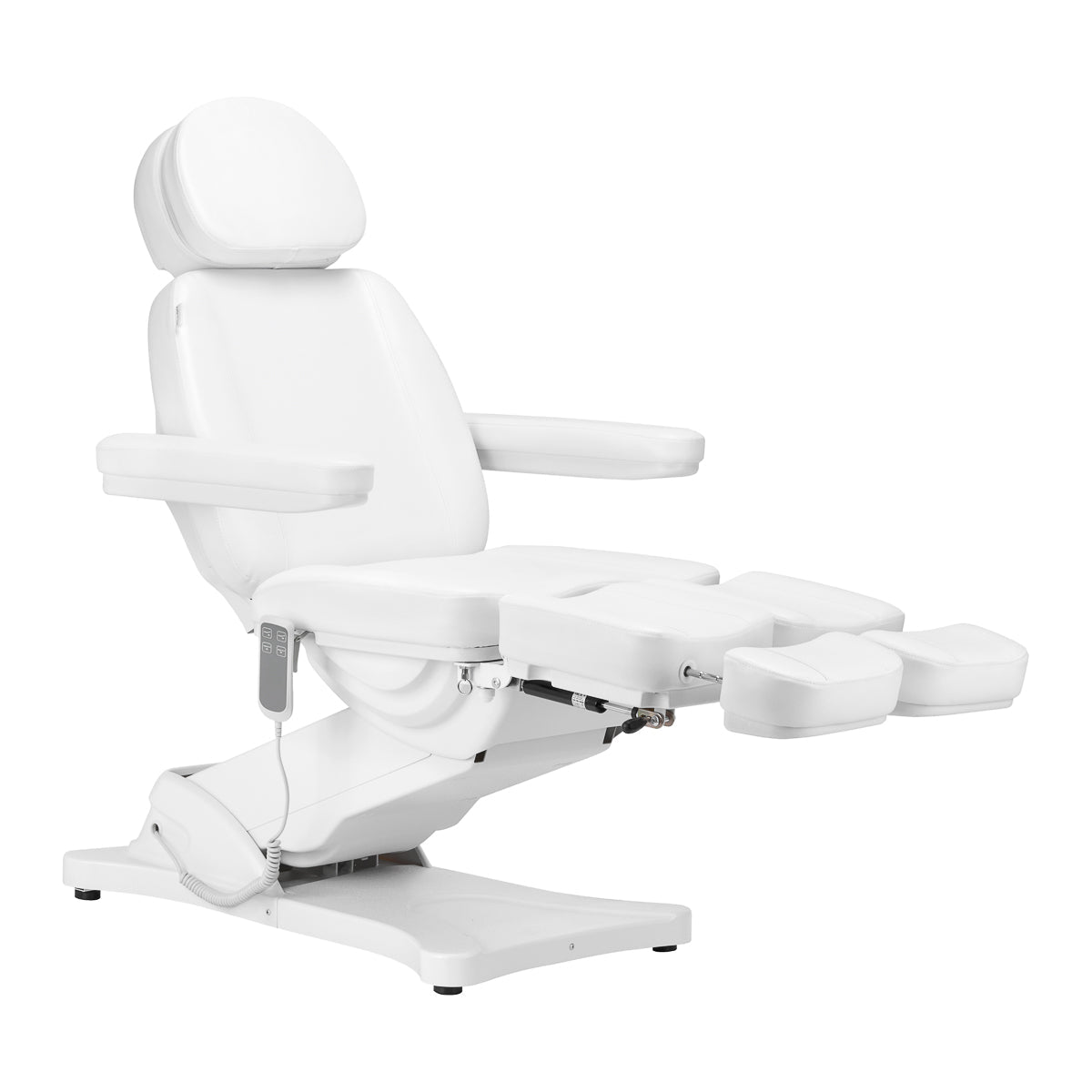 Electric cosmetic chair SILLON CLASSIC 2 motors pedi white - BVShop