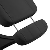 Electric cosmetic chair SILLON CLASSIC 3 motors black - BVShop
