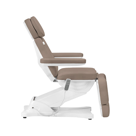 Electric cosmetic chair SILLON CLASSIC 3 motors modern brown - BVShop