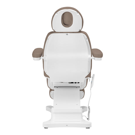 Electric cosmetic chair SILLON CLASSIC 3 motors modern brown - BVShop