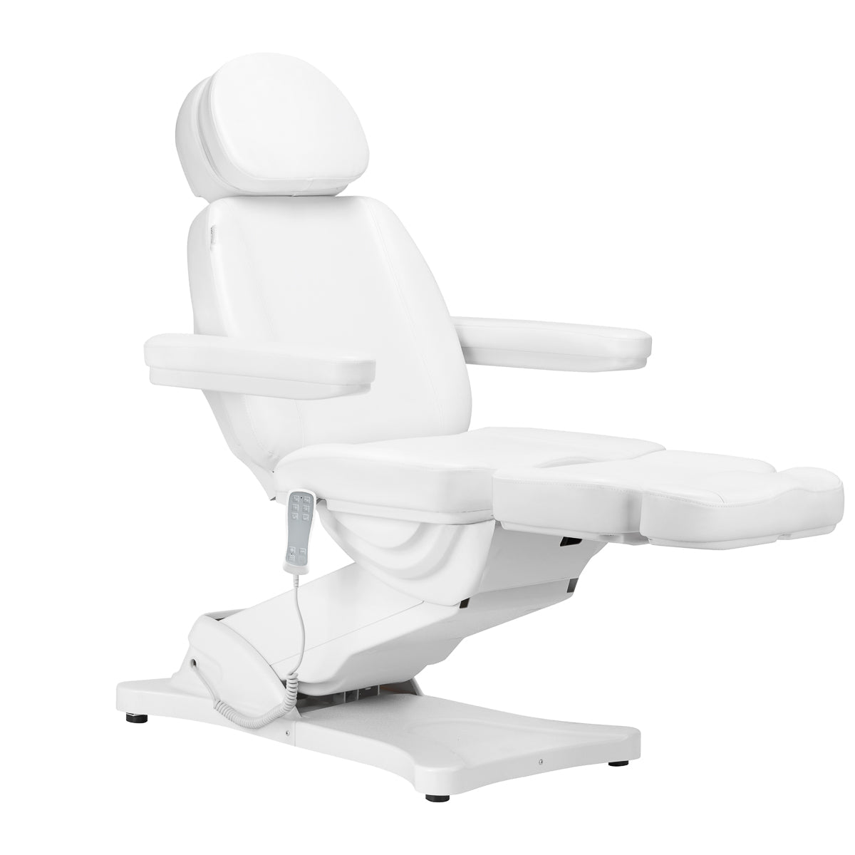 Electric cosmetic chair SILLON CLASSIC 3 motors with heating second edition white - BVShop