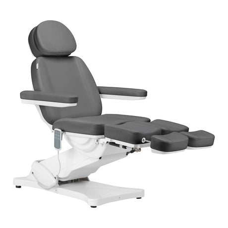 Electric cosmetic chair SILLON CLASSIC 3 motors with pedi cradle gray - BVShop