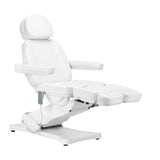 Electric cosmetic chair SILLON CLASSIC 3 motors with pedi cradle white - BVShop