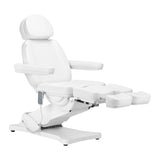Electric cosmetic chair SILLON CLASSIC 3 motors with pedi cradle white - BVShop