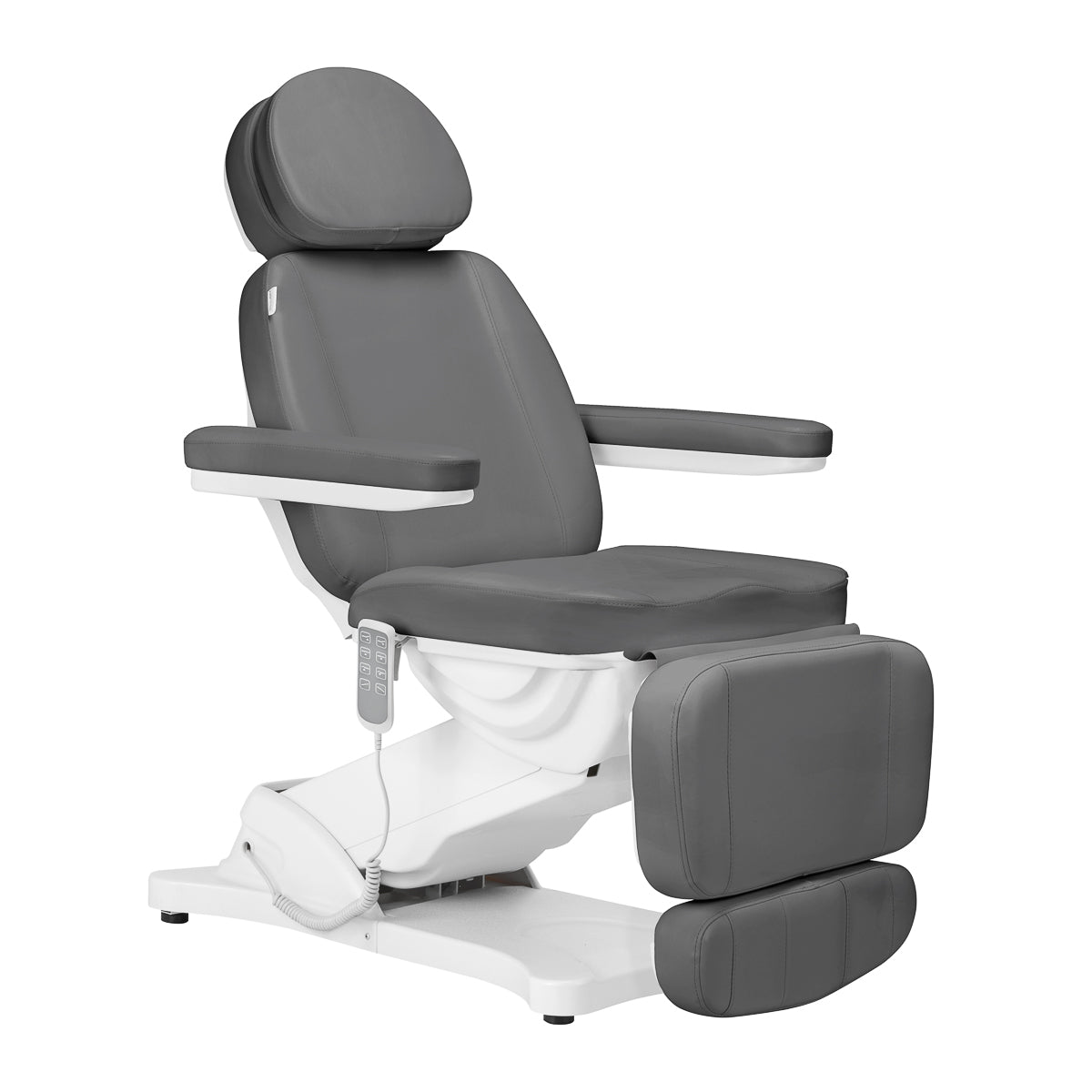 Electric cosmetic chair SILLON CLASSIC 4 motors with cradle gray - BVShop