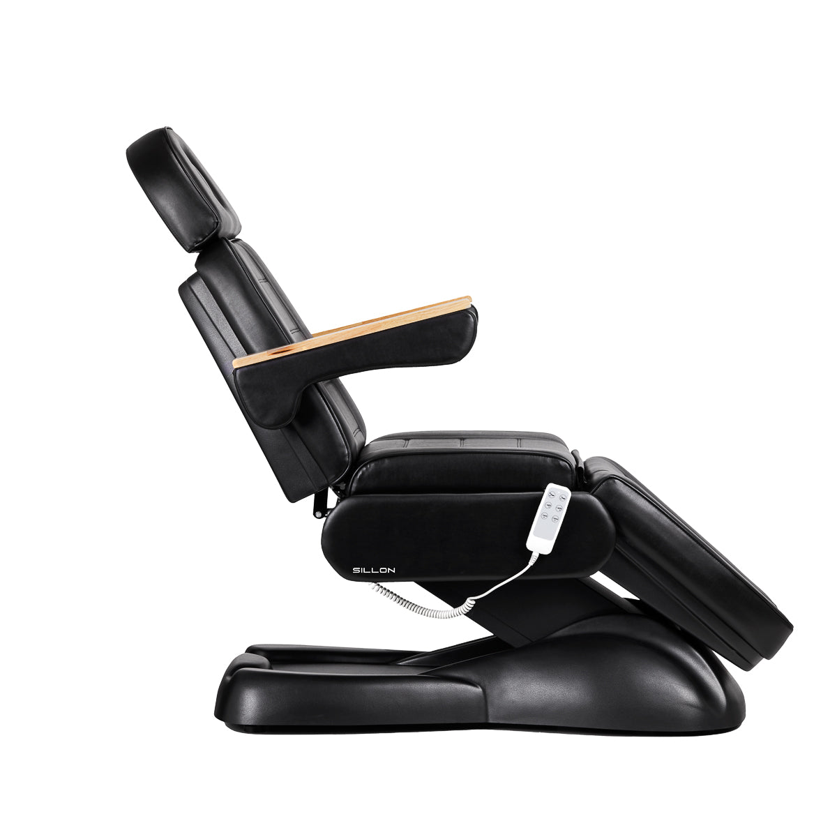 Electric cosmetic chair SILLON Lux 273B 3 actuators black - BVShop