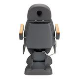 Electric cosmetic chair SILLON Lux 273b 3 actuators gray with gray base - BVShop