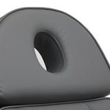 Electric cosmetic chair SILLON Lux 273b 3 actuators gray with gray base - BVShop