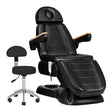 Electric cosmetic chair SILLON Lux 273b + stool 304 black - BVShop