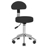 Electric cosmetic chair SILLON Lux 273b + stool 304 black - BVShop