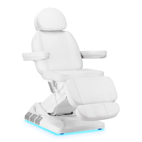 Electric cosmetic chair SILLON Luxury 3 motors white foot control - BVShop