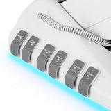 Electric cosmetic chair SILLON Luxury 3 motors white foot control - BVShop