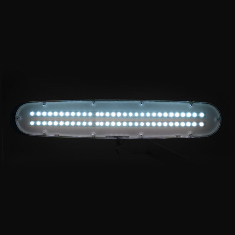 Elegant 801-s LED workshop lamp with a standard white tripod - BVShop