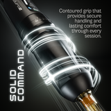 Equaliser Enduro2 wireless tattoo machine with ergonomic design and sleek black finish, ready for precise tattooing.