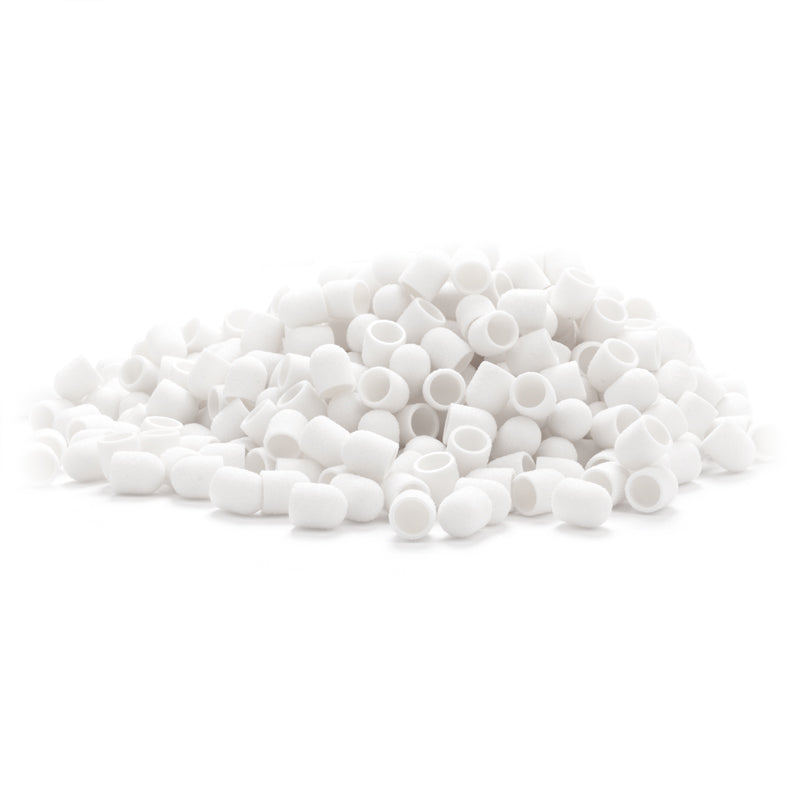 Exo Abrasive cap 13mm / 80 500 pcs hard cap white - BVShop
