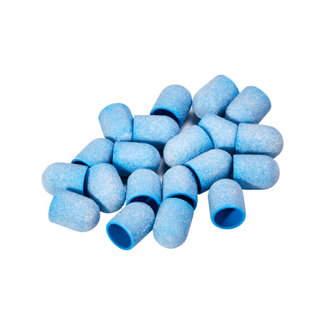 Exo blue med abrasive cap 10mm / 150 20pcs Hard Cap - BVShop