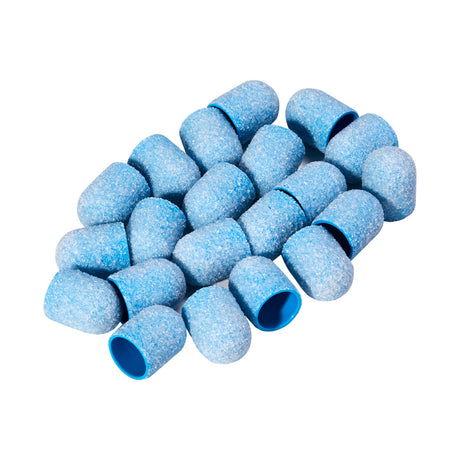 Exo blue med abrasive cap 13mm / 60 20pcs Hard Cap - BVShop