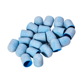 Exo blue med abrasive cap 13mm /80 20pcs Hard Cap - BVShop