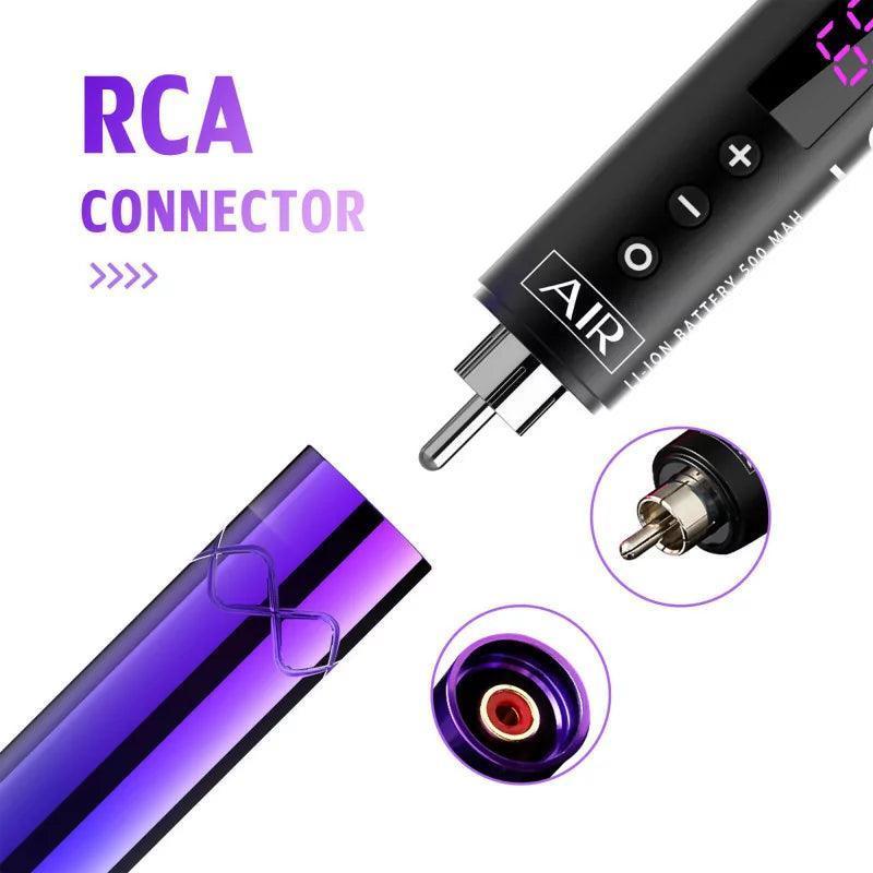 EZ Lola Air Wireless Tattoo And PMU Pen Black Power - Pink Gradient - BVShop